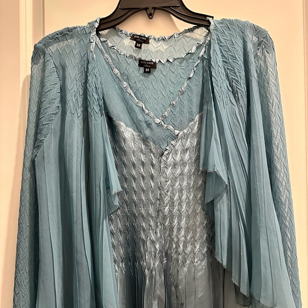 Komarov Blue Midi Dress